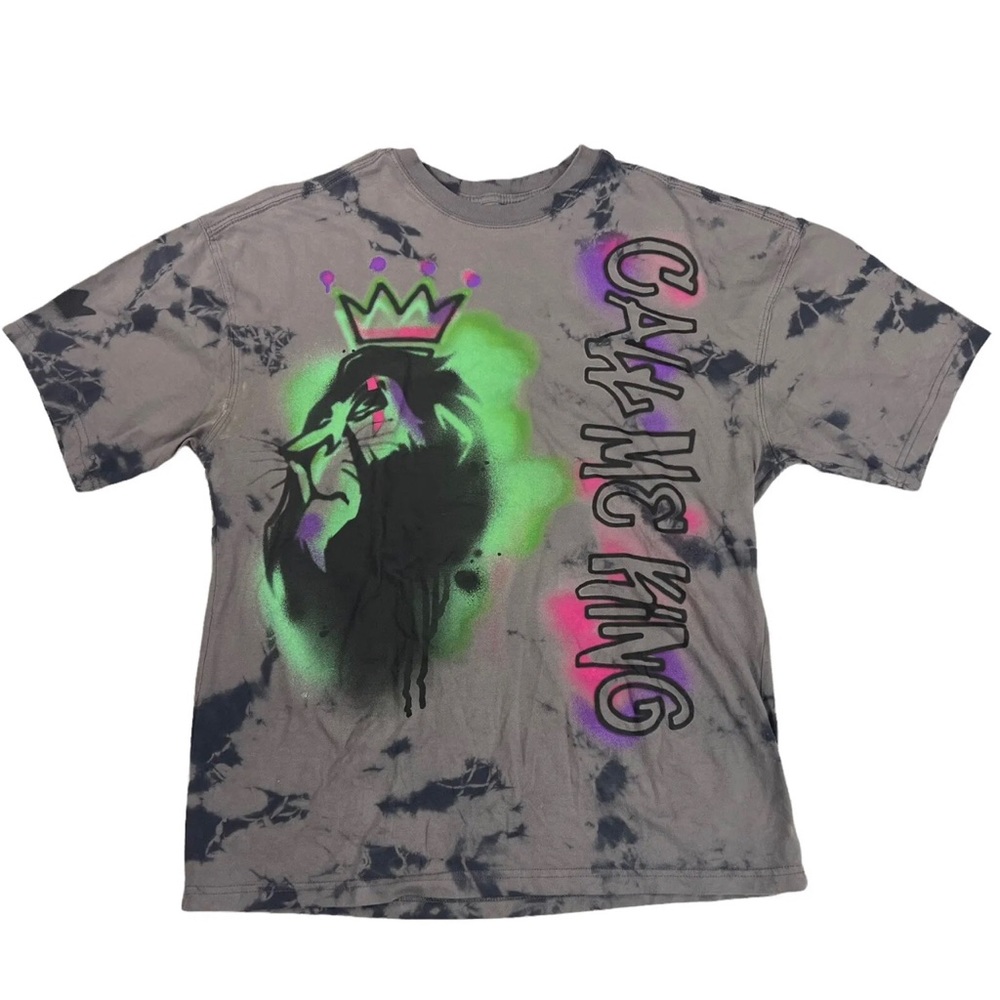 Rare Disney Villians The Lion King Scar call me king t-shirt size S